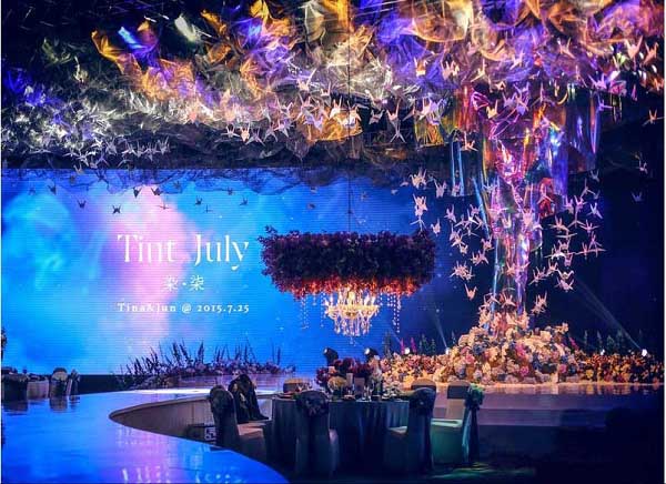 香格里拉酒店婚庆策划布置-美湖策划